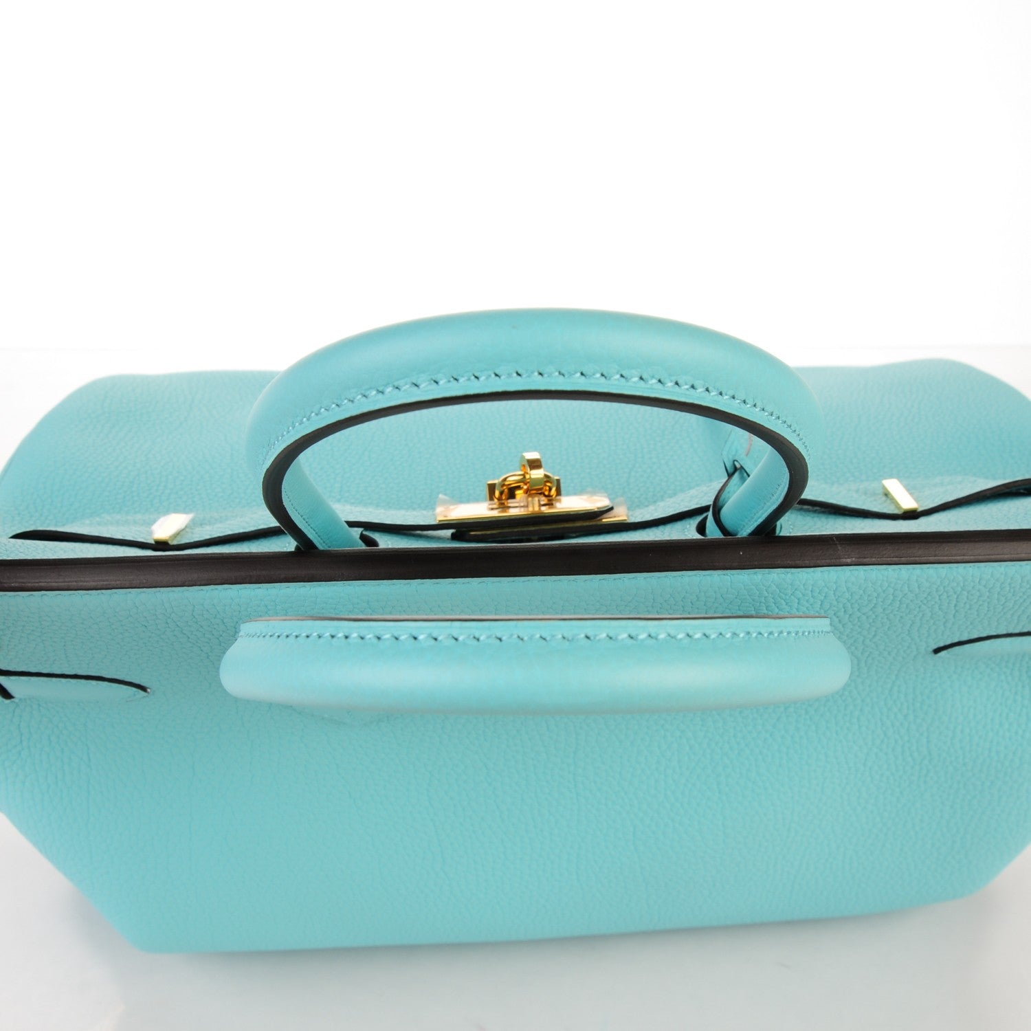 Hermes Togo Birkin 35 Bleu Atoll 11 of 29