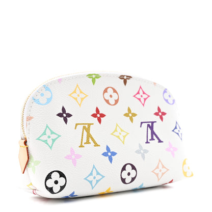 Louis Vuitton LV x TM Monogram Multicolor Cosmetic Pouch PM White 3 of 7