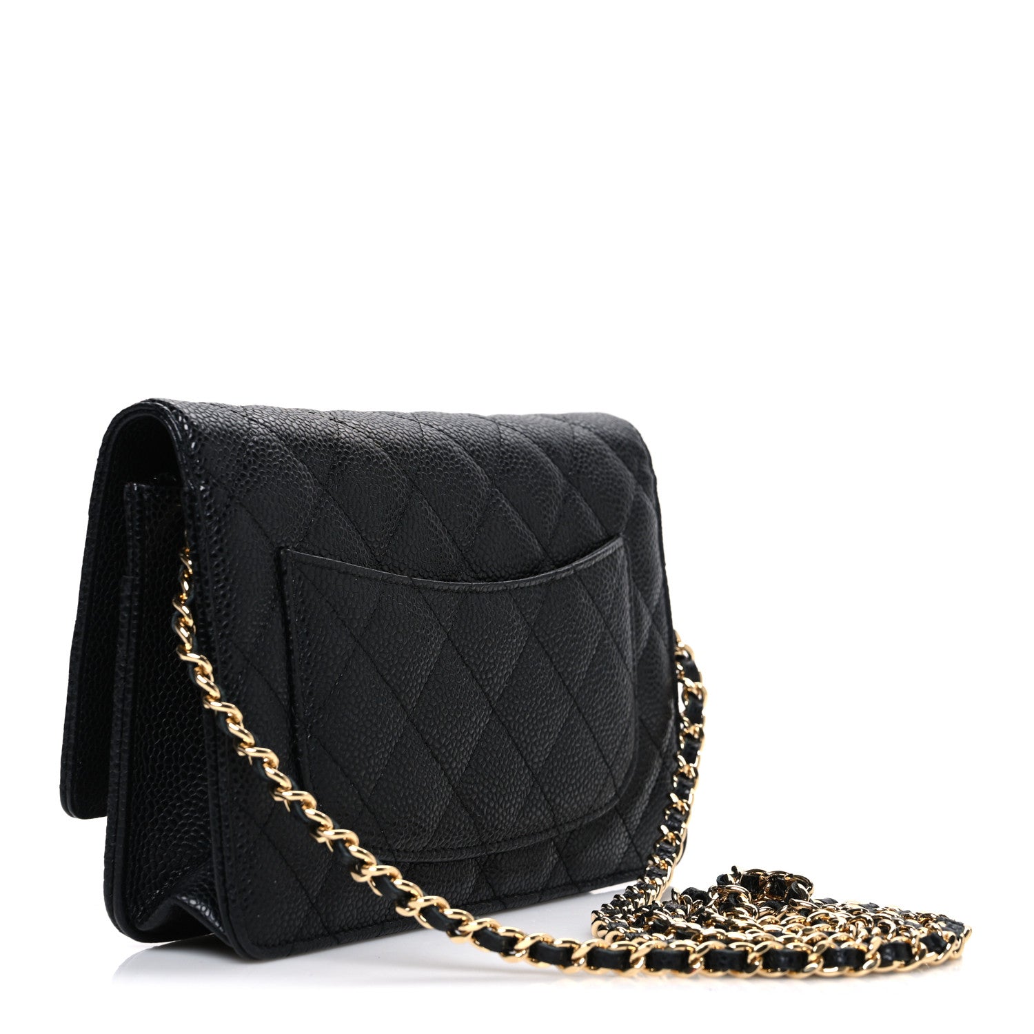 Chanel Caviar Quilted Wallet on Chain WOC Black 3 of 11