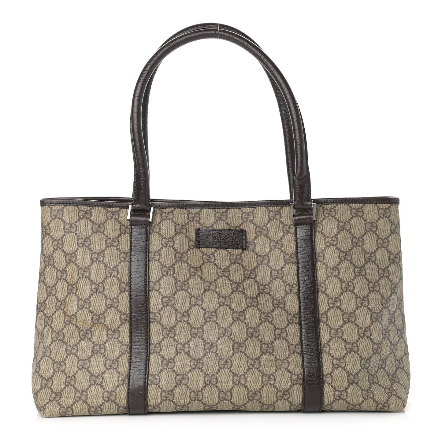 GG Plus Monogram Medium Joy Tote Dark Brown