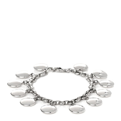 Tiffany Sterling Silver Multi Disc Charm Bracelet 1 of 7