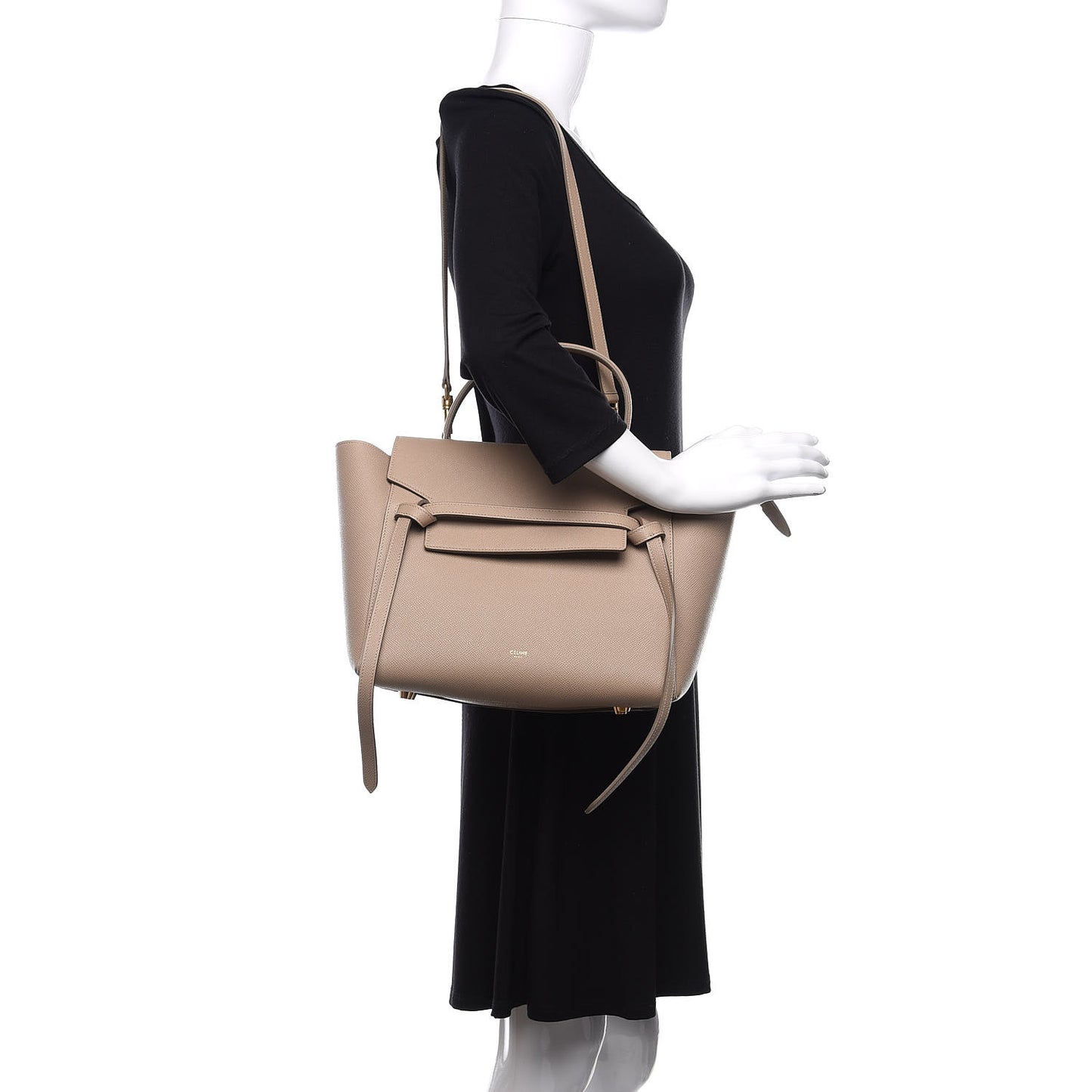 Grained Calfskin Mini Belt Bag Dune