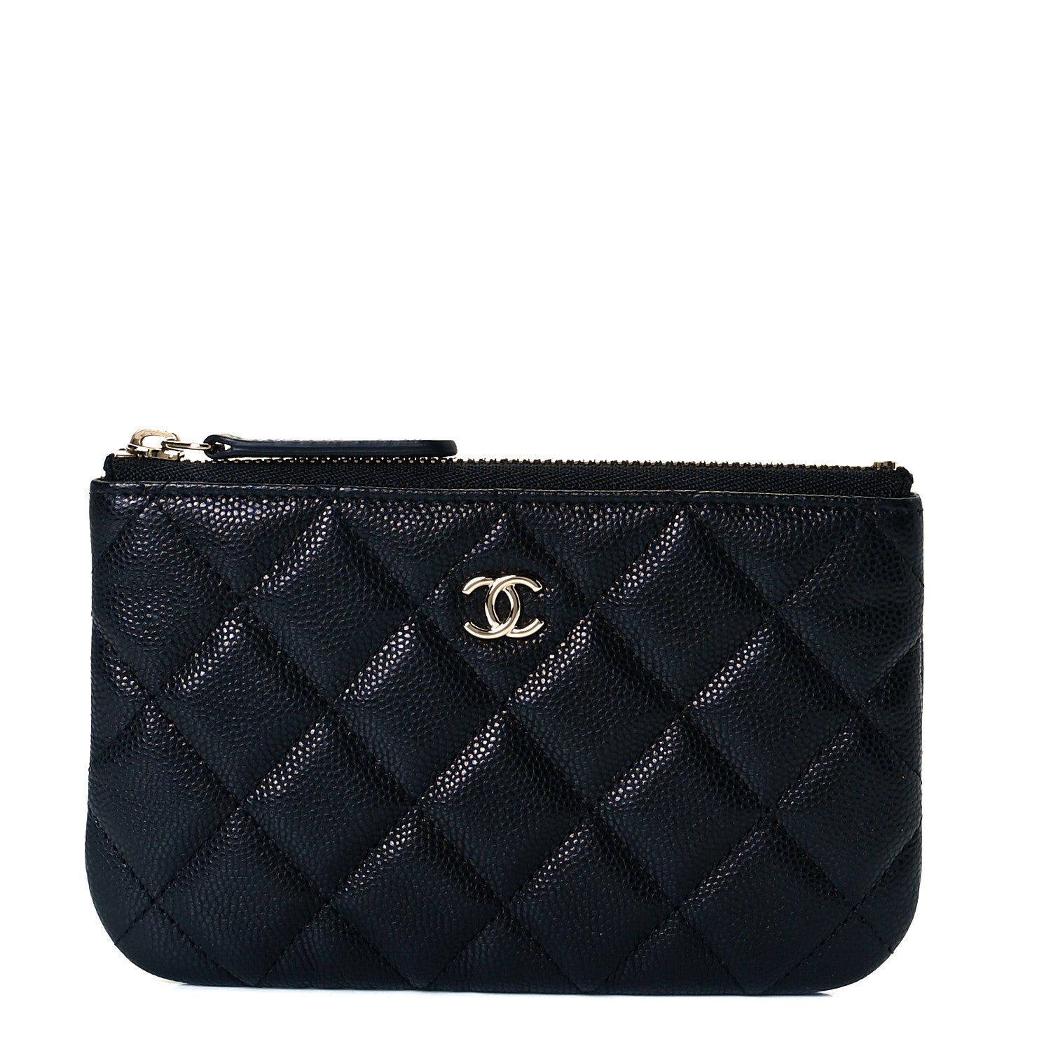 Chanel Caviar Quilted Small Cosmetic Case Black 1 of 7