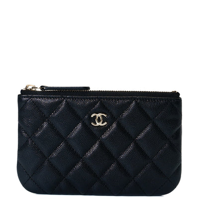 Chanel Caviar Quilted Small Cosmetic Case Black 1 of 7
