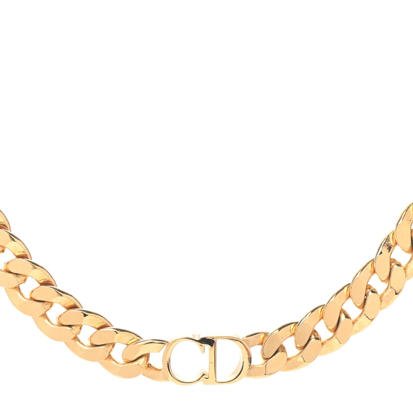 Metal Danseuse Etoile Chain Choker Necklace Gold