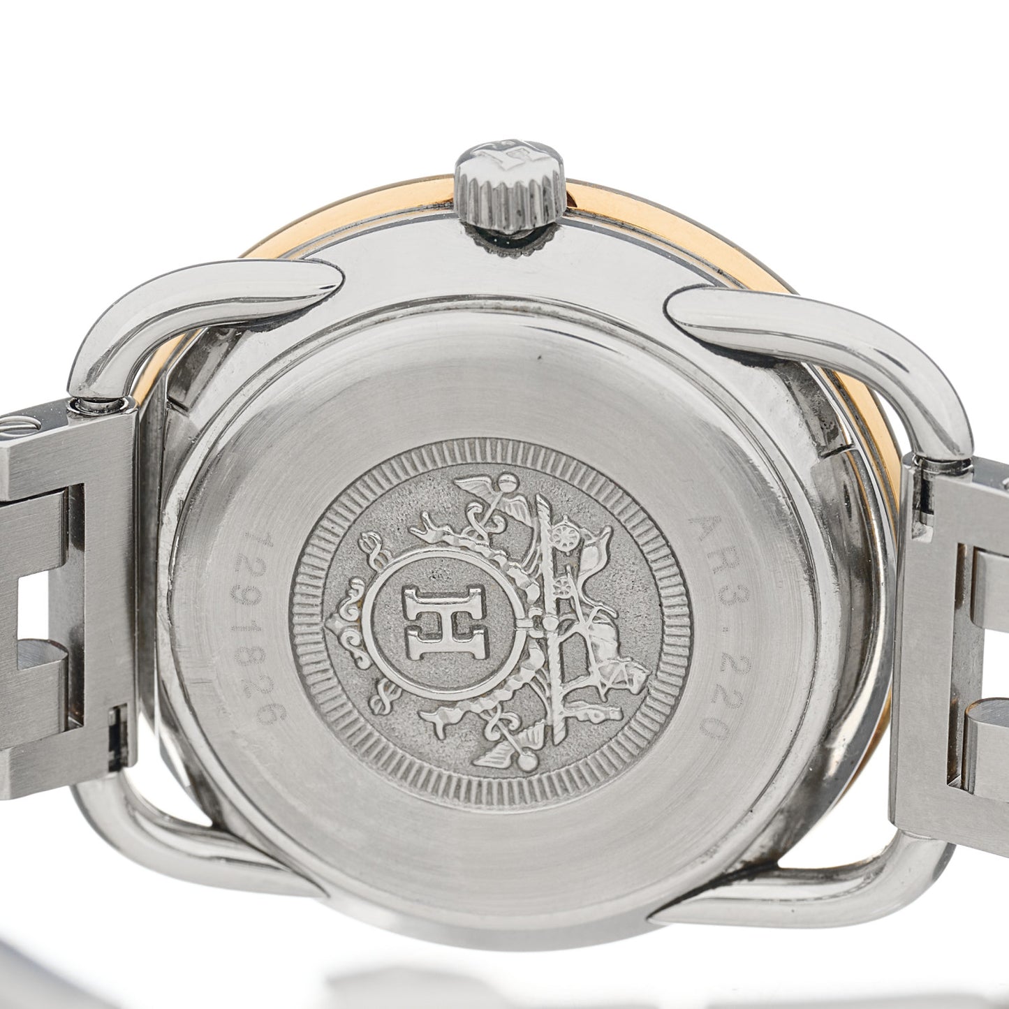 Stainless Steel 25mm Arceau Clipper Quartz Watch Gold