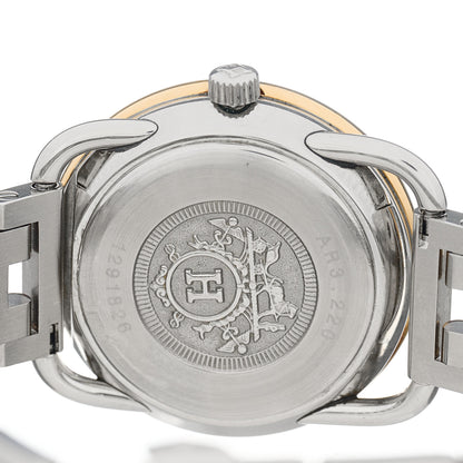 Hermes Stainless Steel 25mm Arceau Clipper Quartz Watch Gold 4 of 4