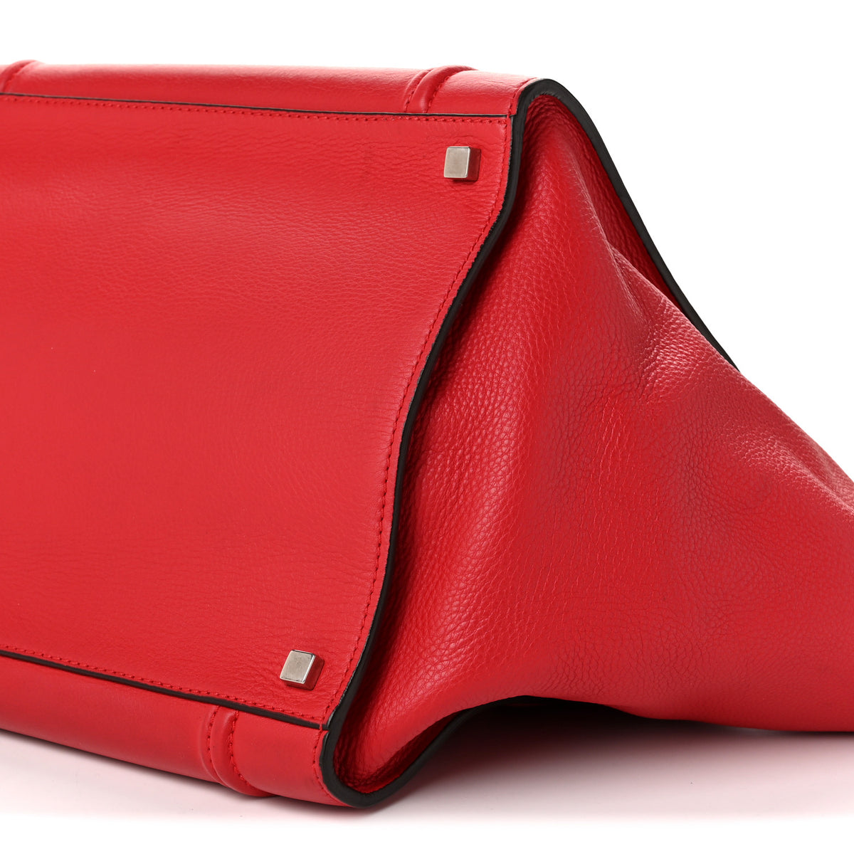 Supple Calfskin Medium Phantom Luggage Vermillion