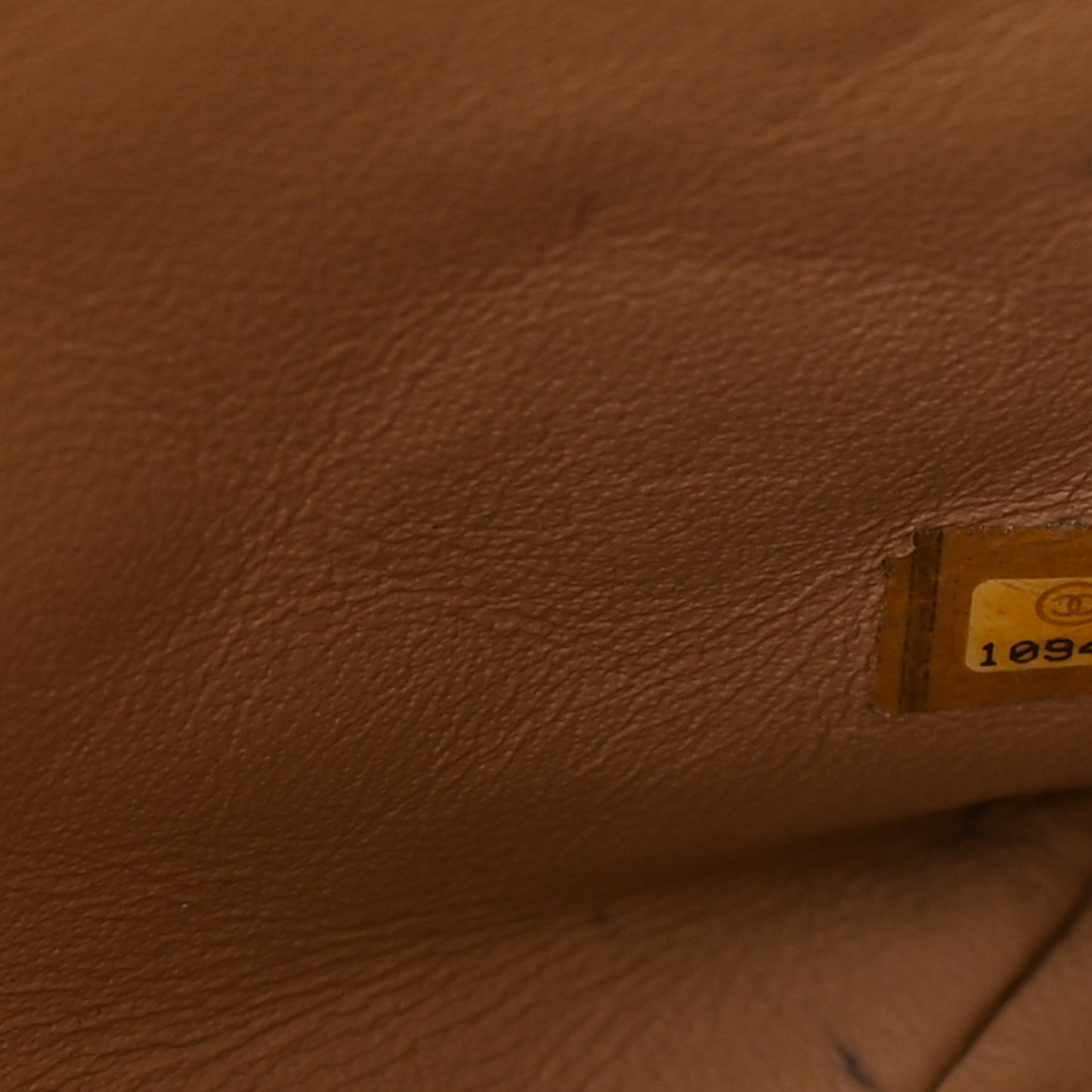 Caviar Quilted Jumbo Single Flap Beige