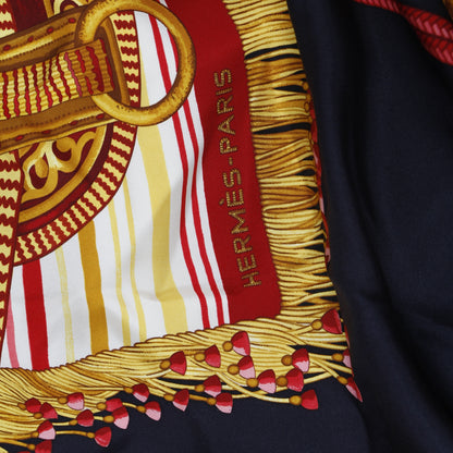 Hermes Silk Selle D Apparat Marocaine Scarf 90 6 of 6