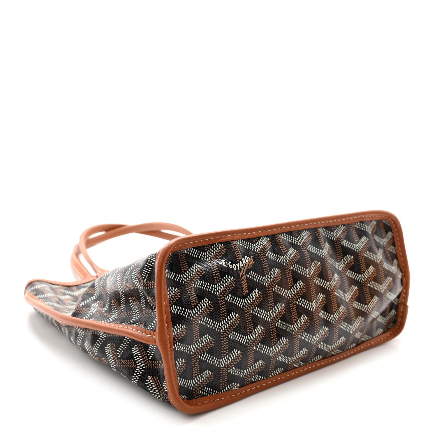 Goyard Goyardine Reversible Mini Anjou Black Gold 8 of 18