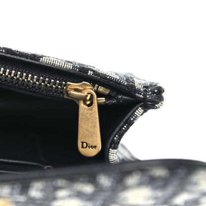 Christian Dior Oblique Saddle Belt Bag Blue 6 of 12