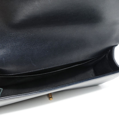 Chanel Lambskin Quilted Boy Flap Clutch Black 8 of 8