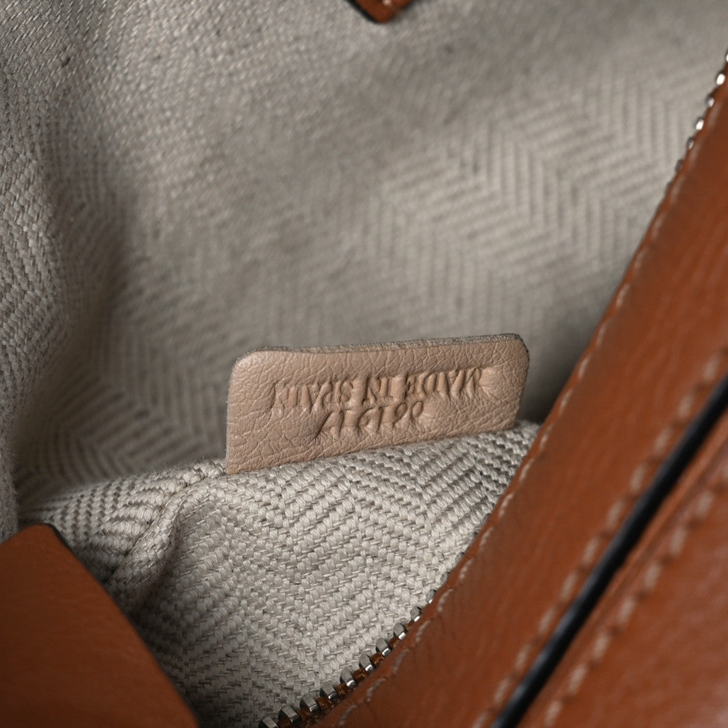 Calfskin Mini Puzzle Bag Tan