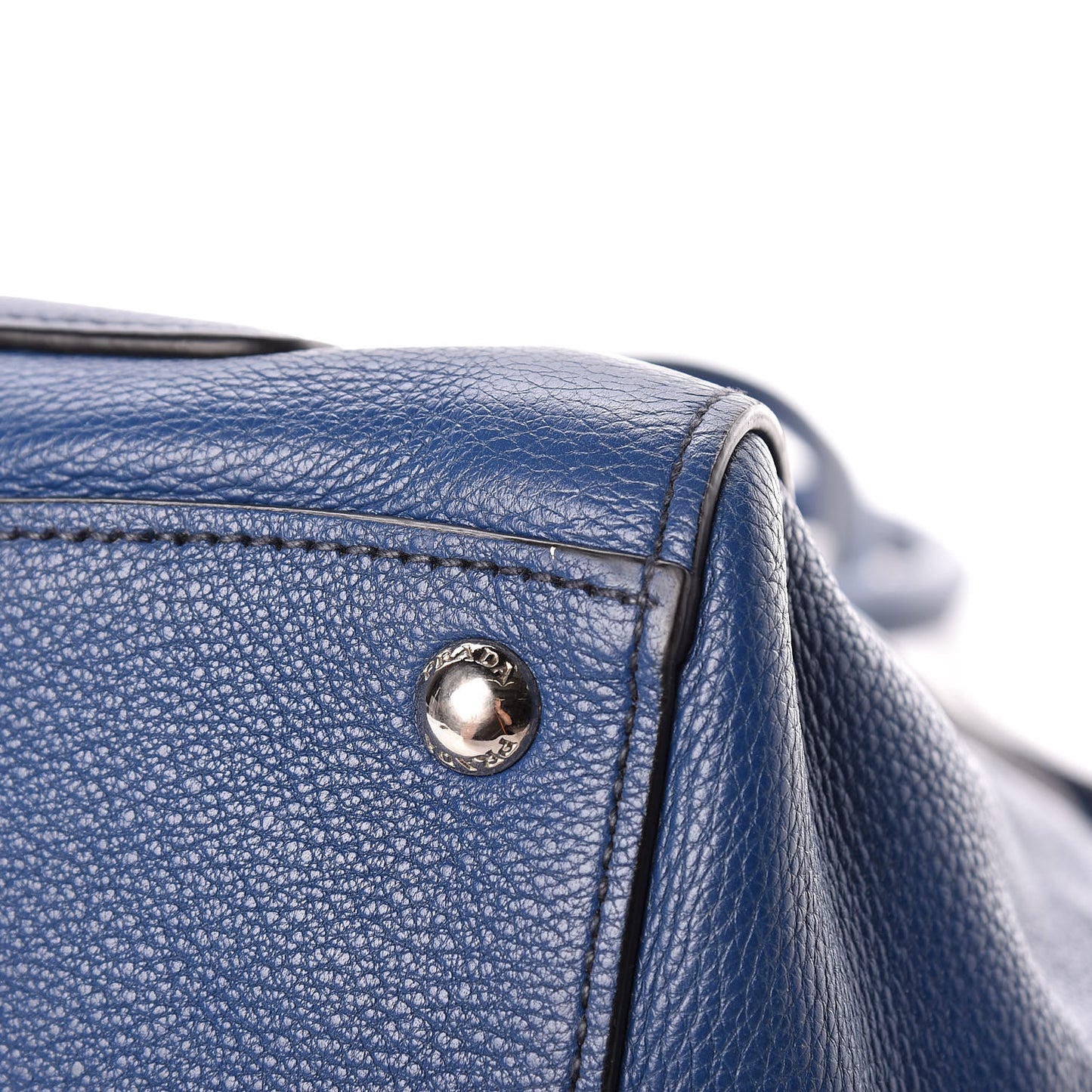 Vitello Phenix Shopping Tote Bluette
