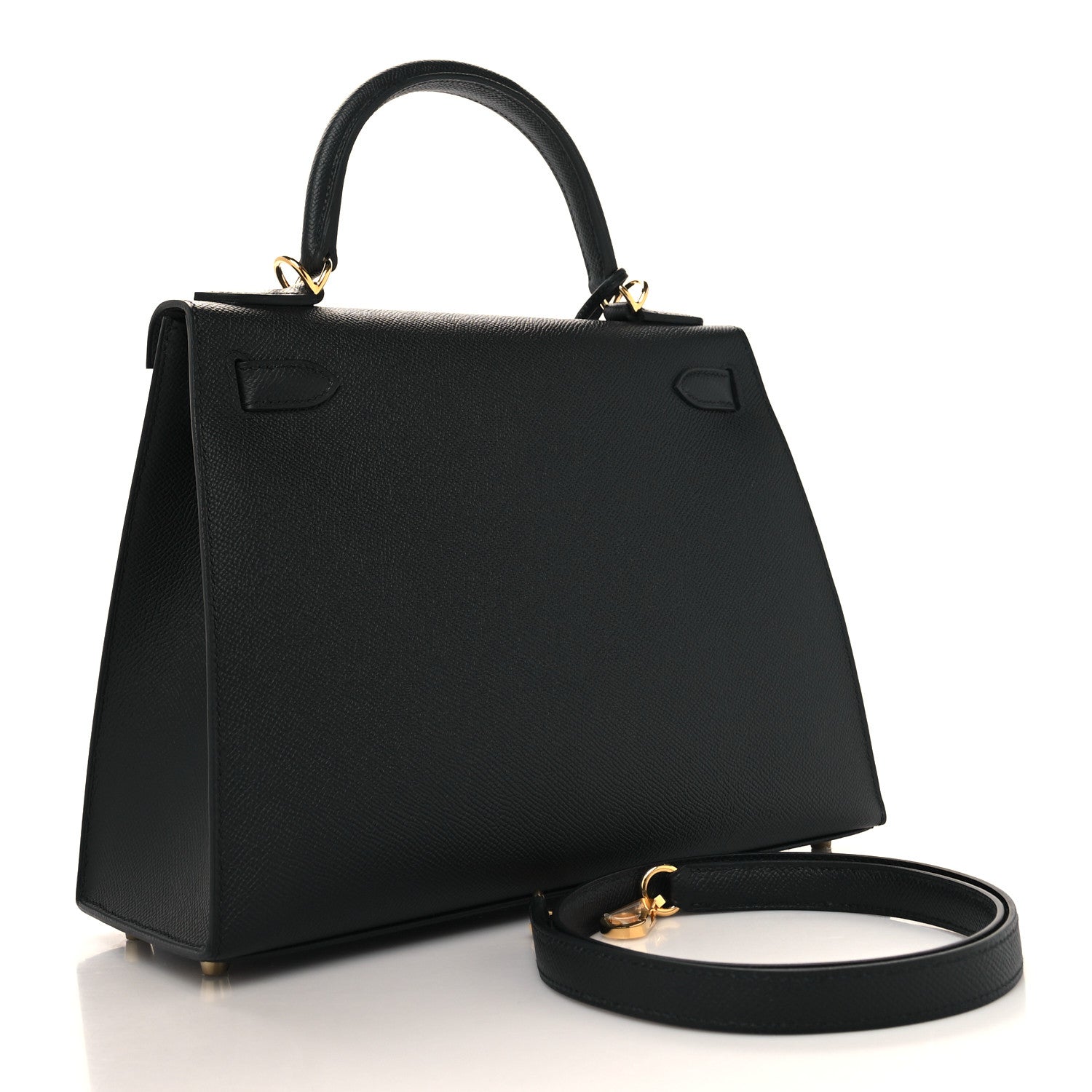 Hermes Epsom Kelly Sellier 28 Black 3 of 11