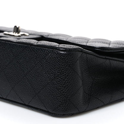 Chanel Caviar Quilted Medium Double Flap Black 10 of 11