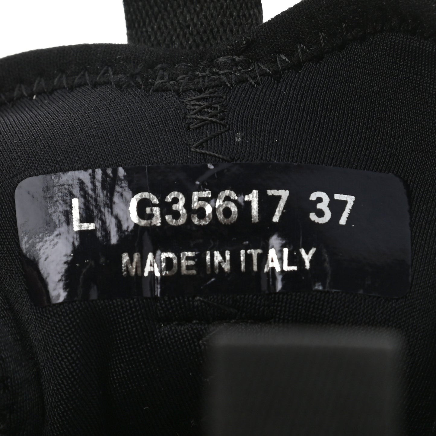 Velvet Calfskin Mixed Fibers CC Sneakers 37 Black