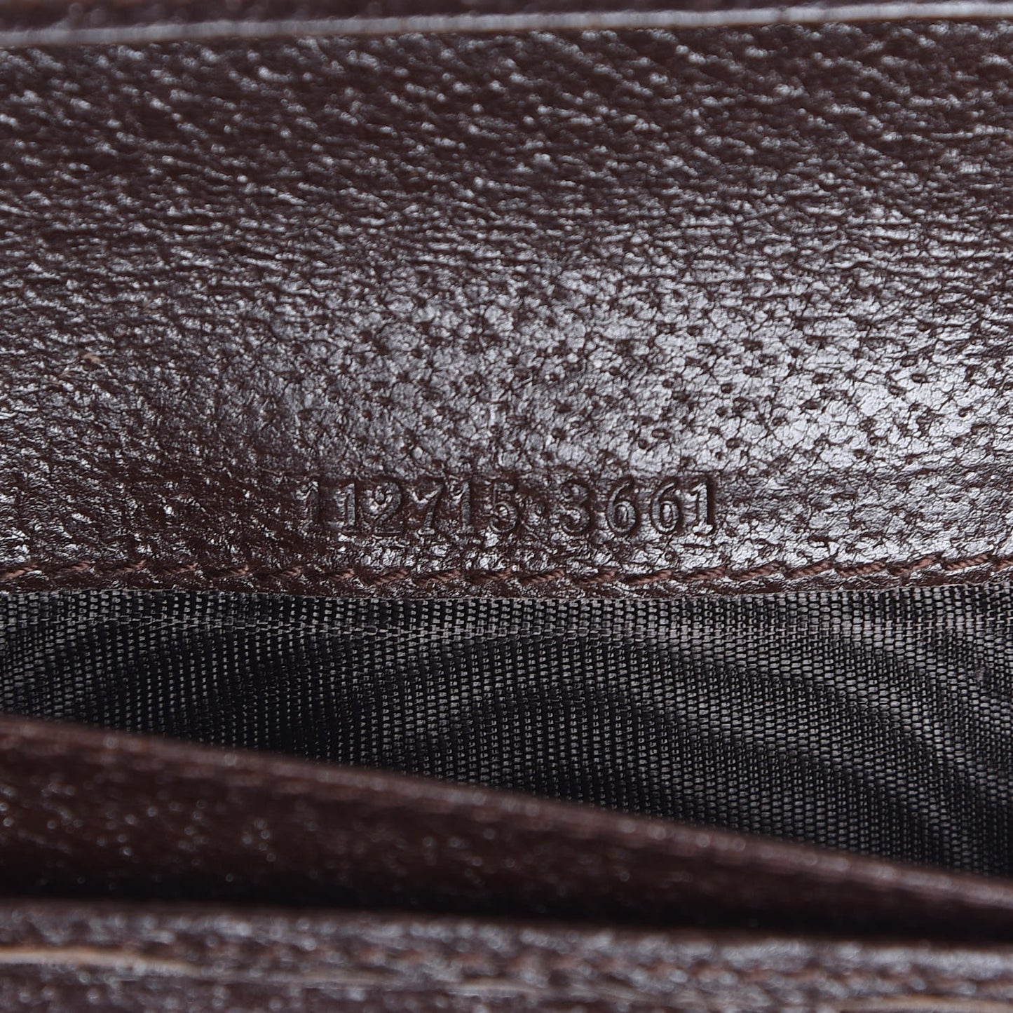 Monogram Metal Bar Continental Flap Wallet Beige Ebony Dark Brown