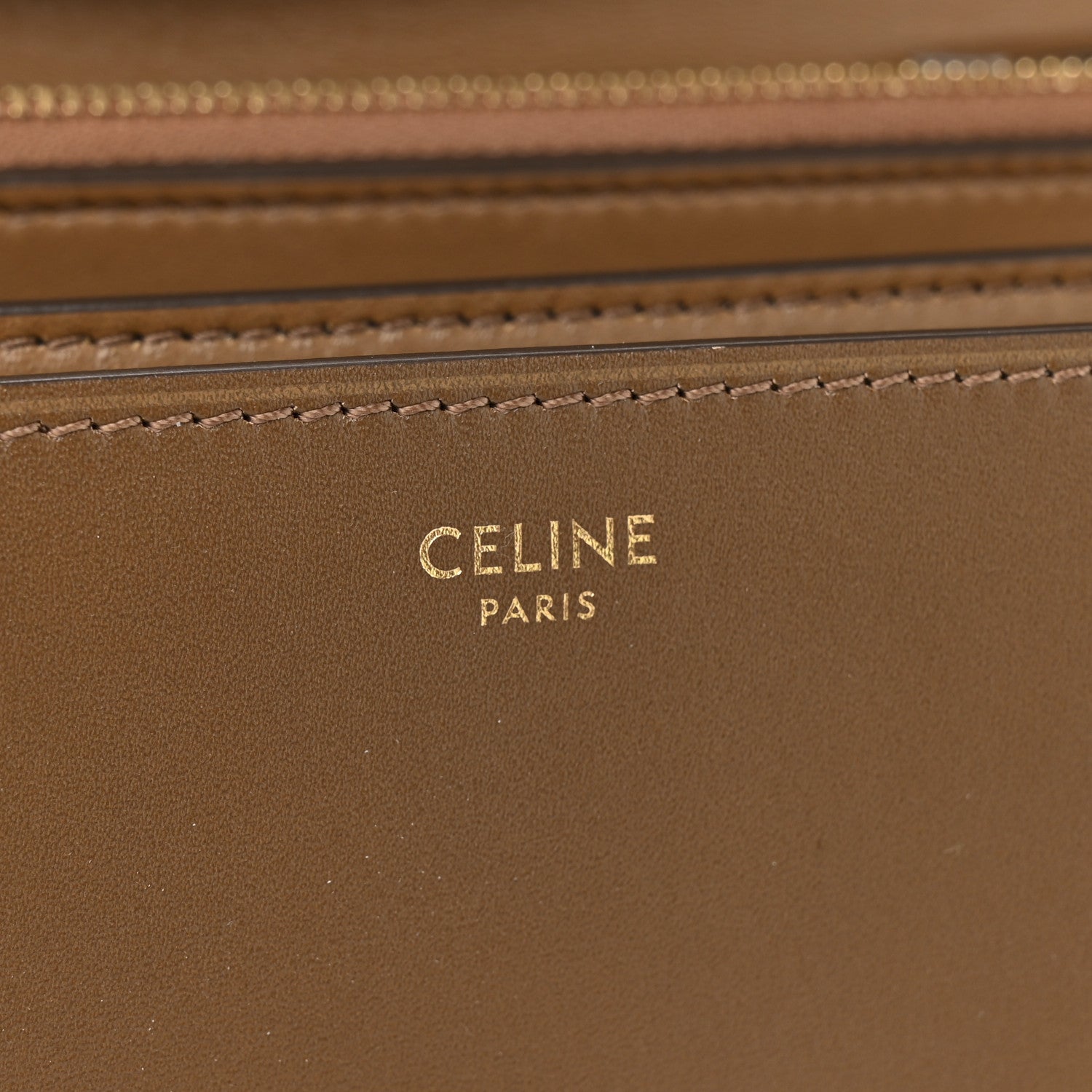 Celine Box Calfskin Medium Classic Box Flap Bag  Camel 7 of 13