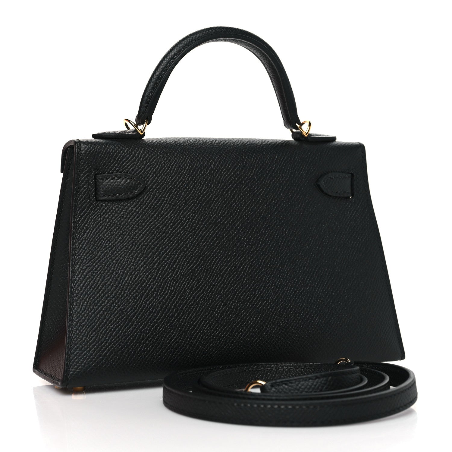 Hermes Epsom Mini Kelly Sellier 20 Black 3 of 11