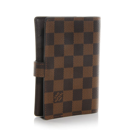 Louis Vuitton Damier Ebene Small Ring Agenda 3 of 7