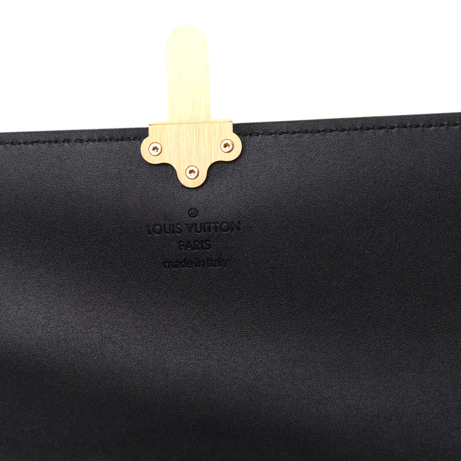 Louis Vuitton Patent Calfskin Monogram Cherrywood Wallet Black 6 of 8
