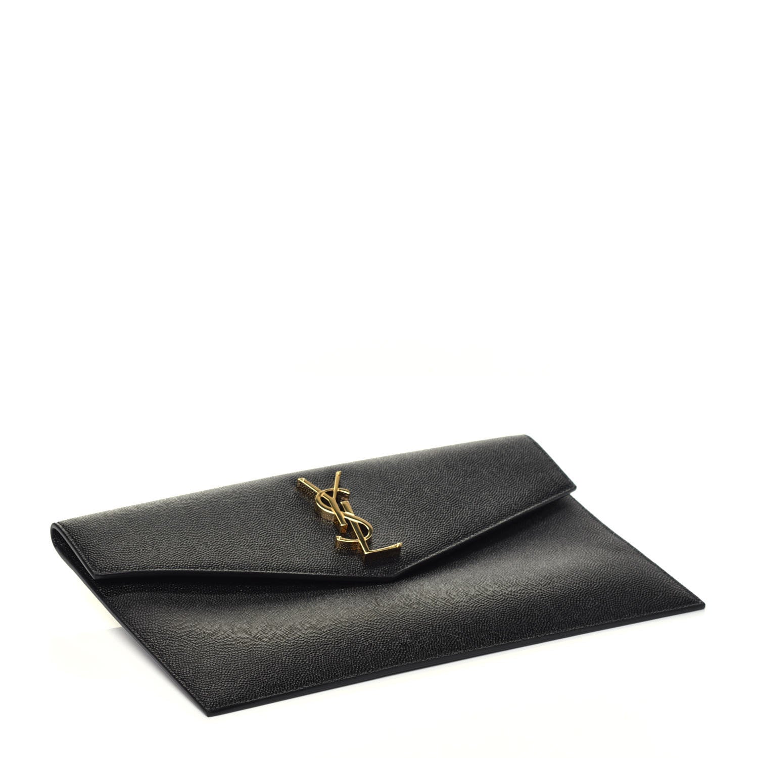 Saint Laurent Grain De Poudre Uptown Pouch Black 4 of 7