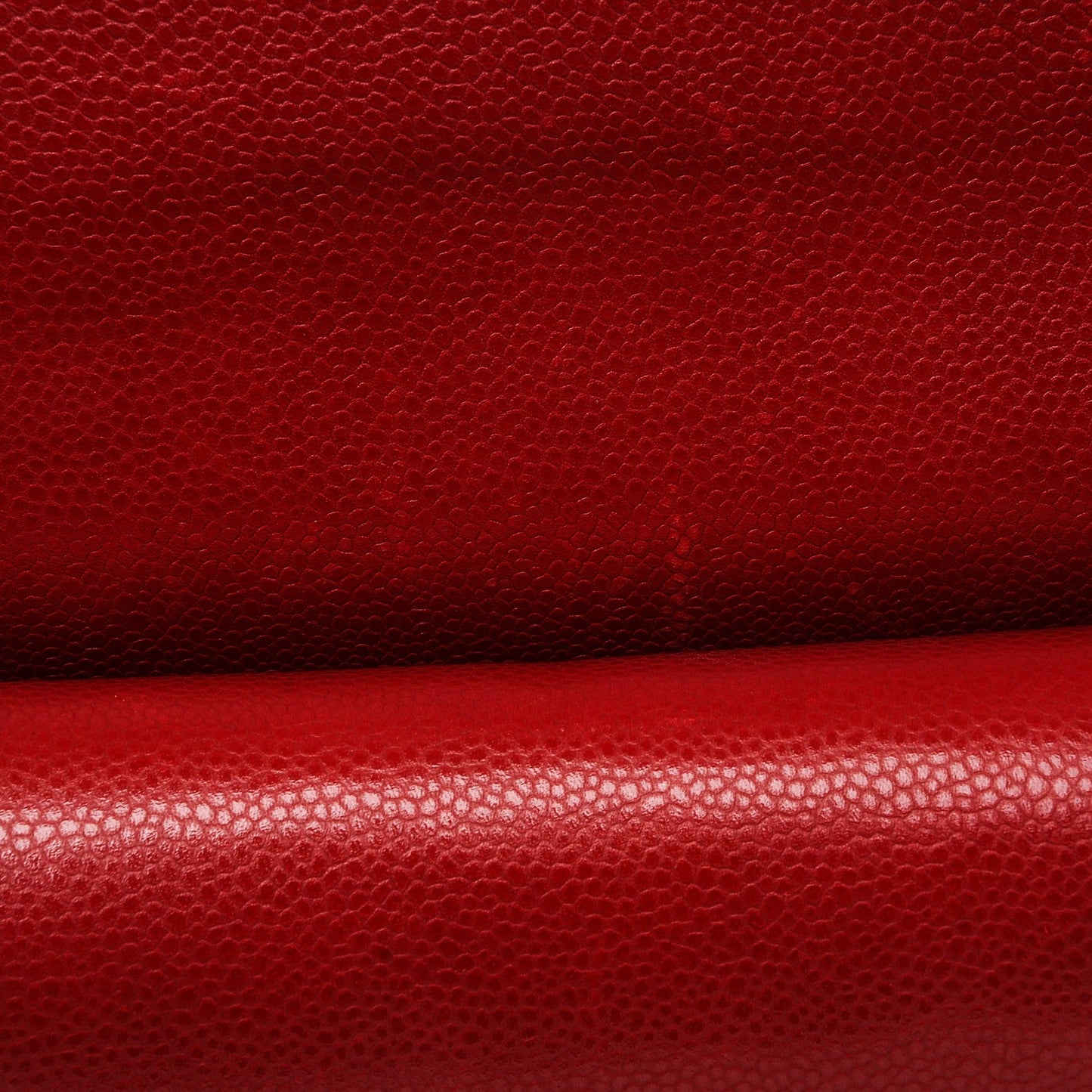 Caviar Quilted Jumbo Double Flap Red