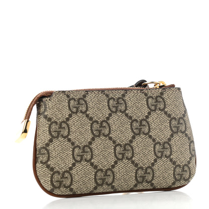 Gucci GG Supreme Monogram Key Case Brown 3 of 9