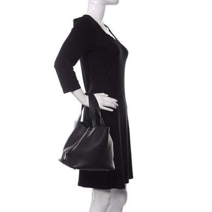 Hermes Taurillon Clemence Picotin Lock 22 MM Black 2 of 11