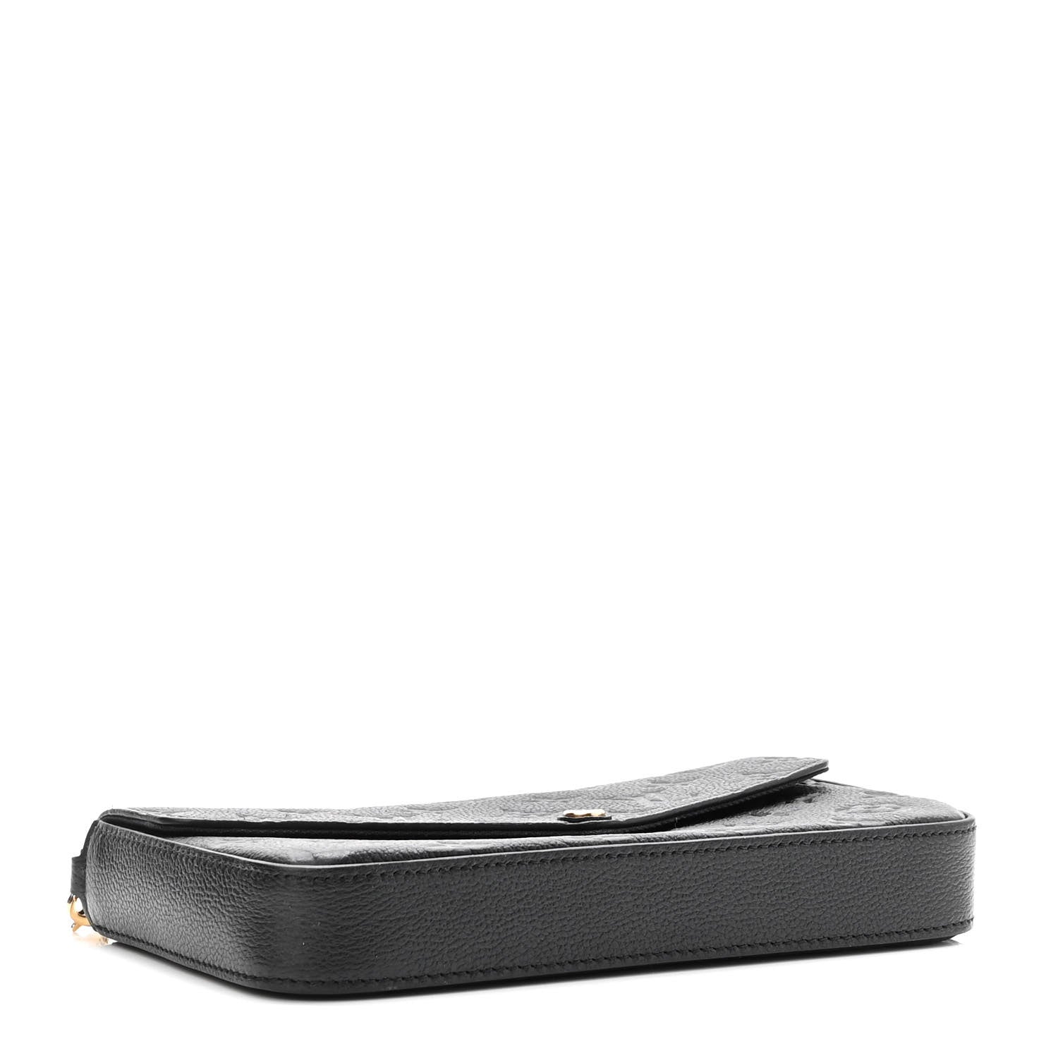 Louis Vuitton Empreinte Pochette Felicie Chain Wallet Black 4 of 10