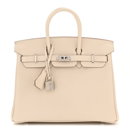 Hermes Togo Birkin 25 Craie 1 of 11