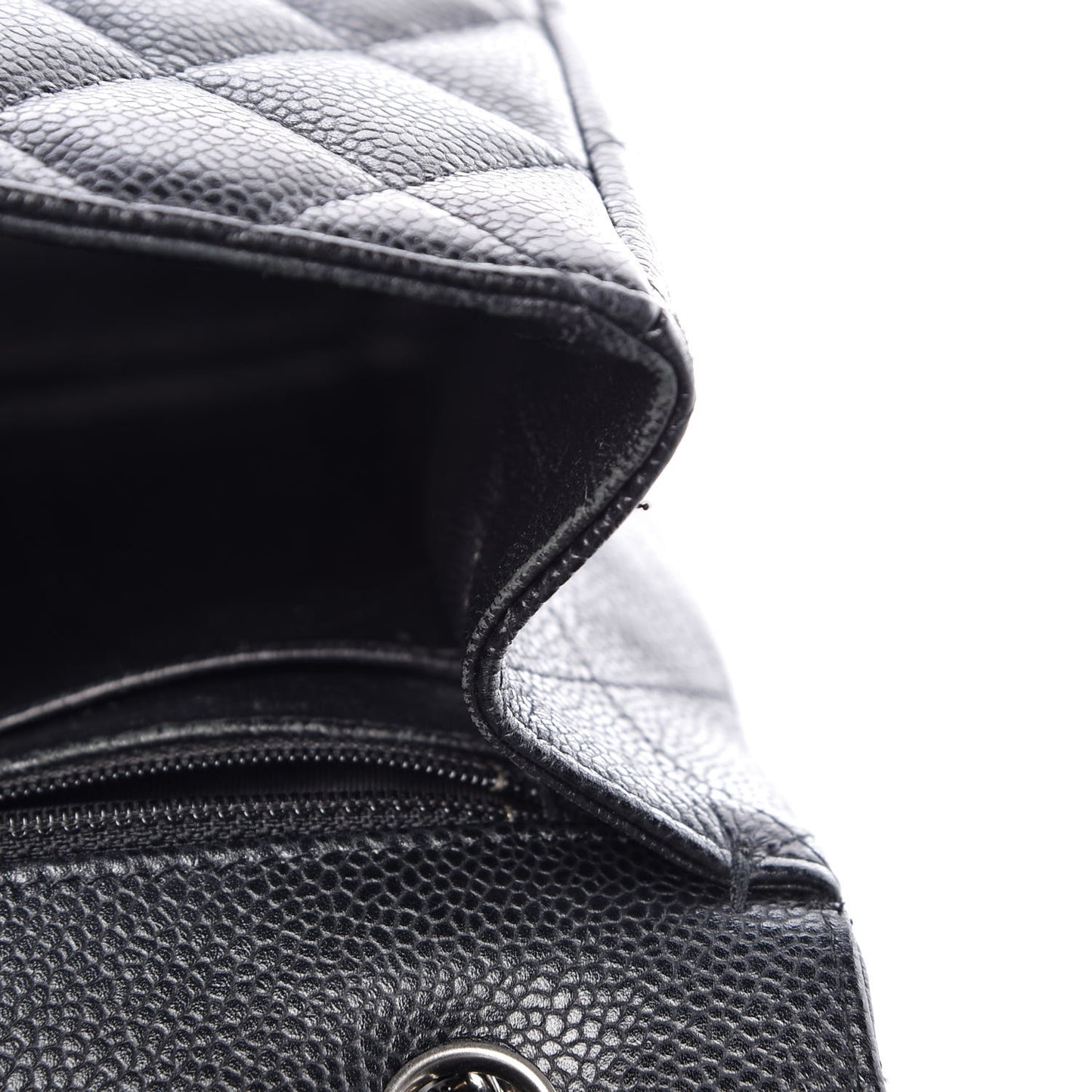 Caviar Quilted Maxi Single Flap Black