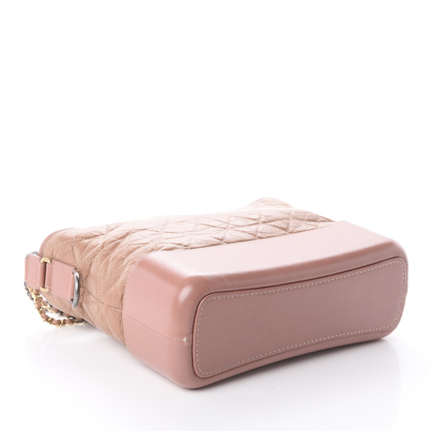 Chanel Aged Calfskin Quilted Medium Gabrielle Hobo Pink 3 of 9