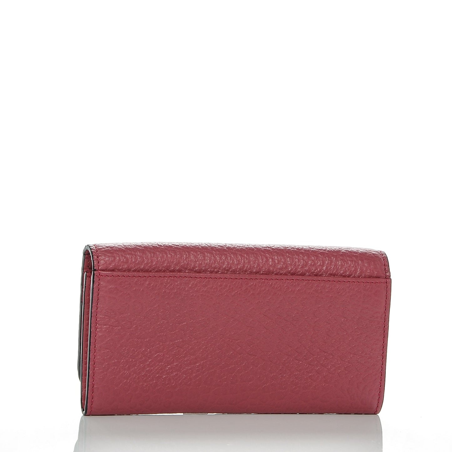 Heritage Grain Penrose Continental Wallet Crimson Pink