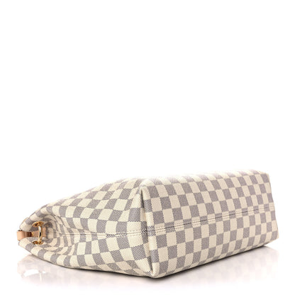 Louis Vuitton Damier Azur Graceful PM Rose Ballerine 4 of 9