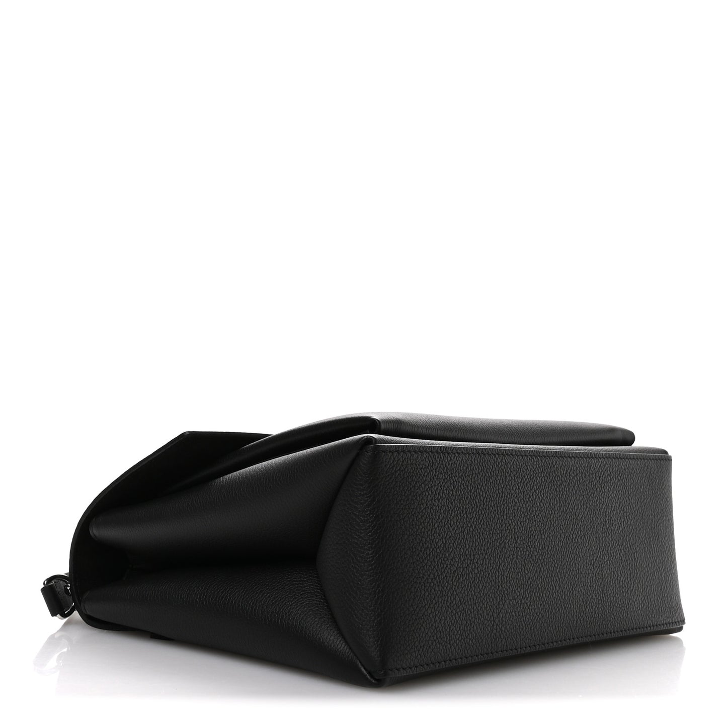 Soft Calfskin My Lockme Top Handle Black