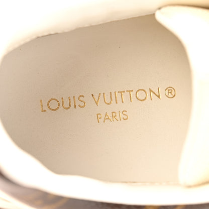 Louis Vuitton Calfskin Monogram Run Away Sneakers 37 White 8 of 14