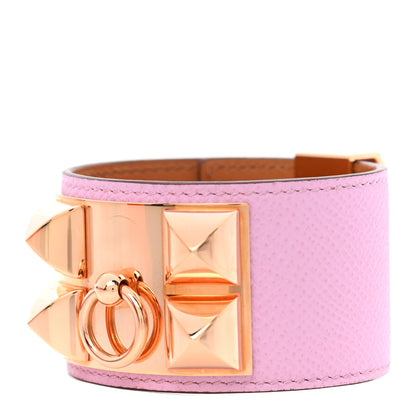 Hermes Epsom Collier de Chien CDC Bracelet T2 Mauve Sylvestre 1 of 7