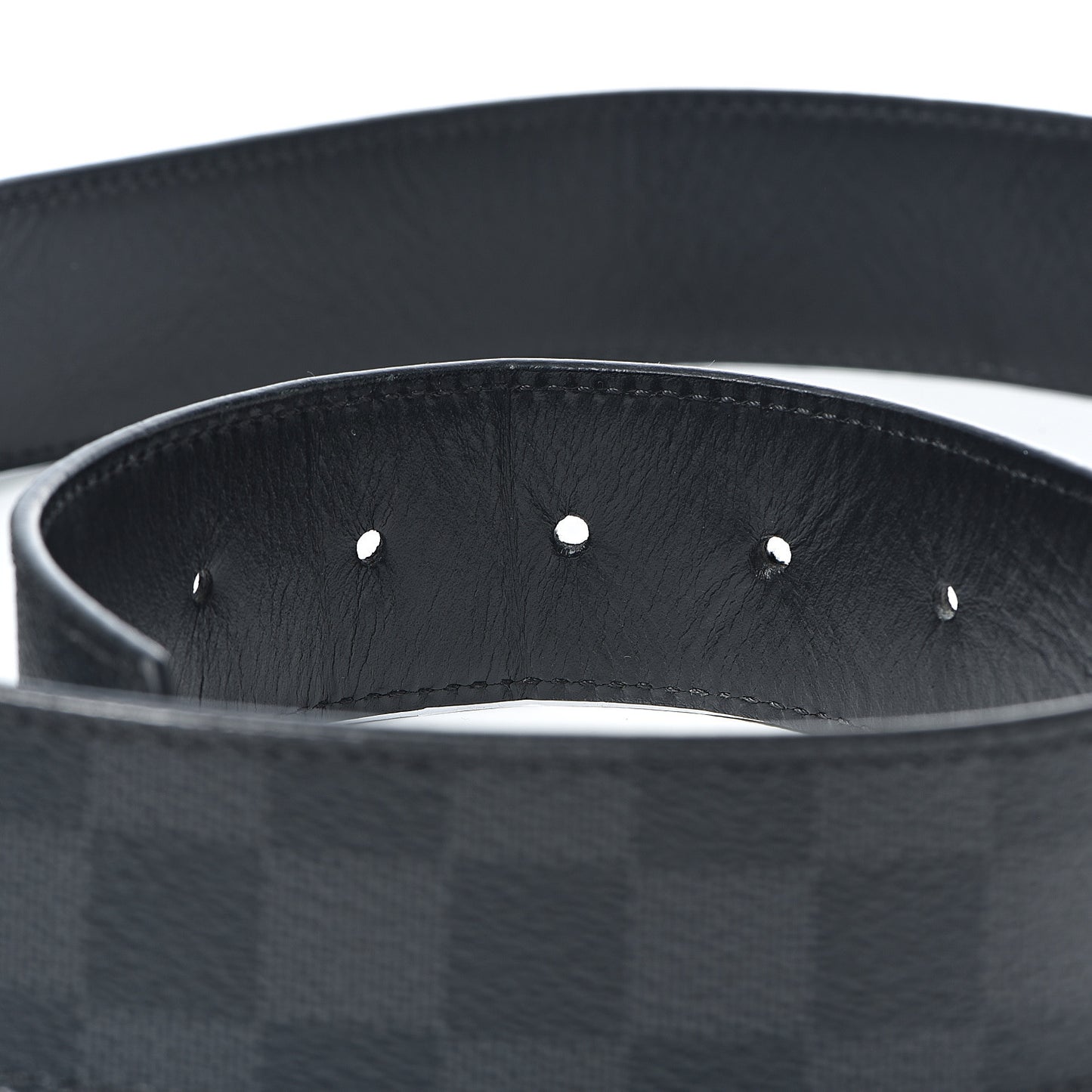 Damier Graphite 40mm LV Initiales Belt 85 34