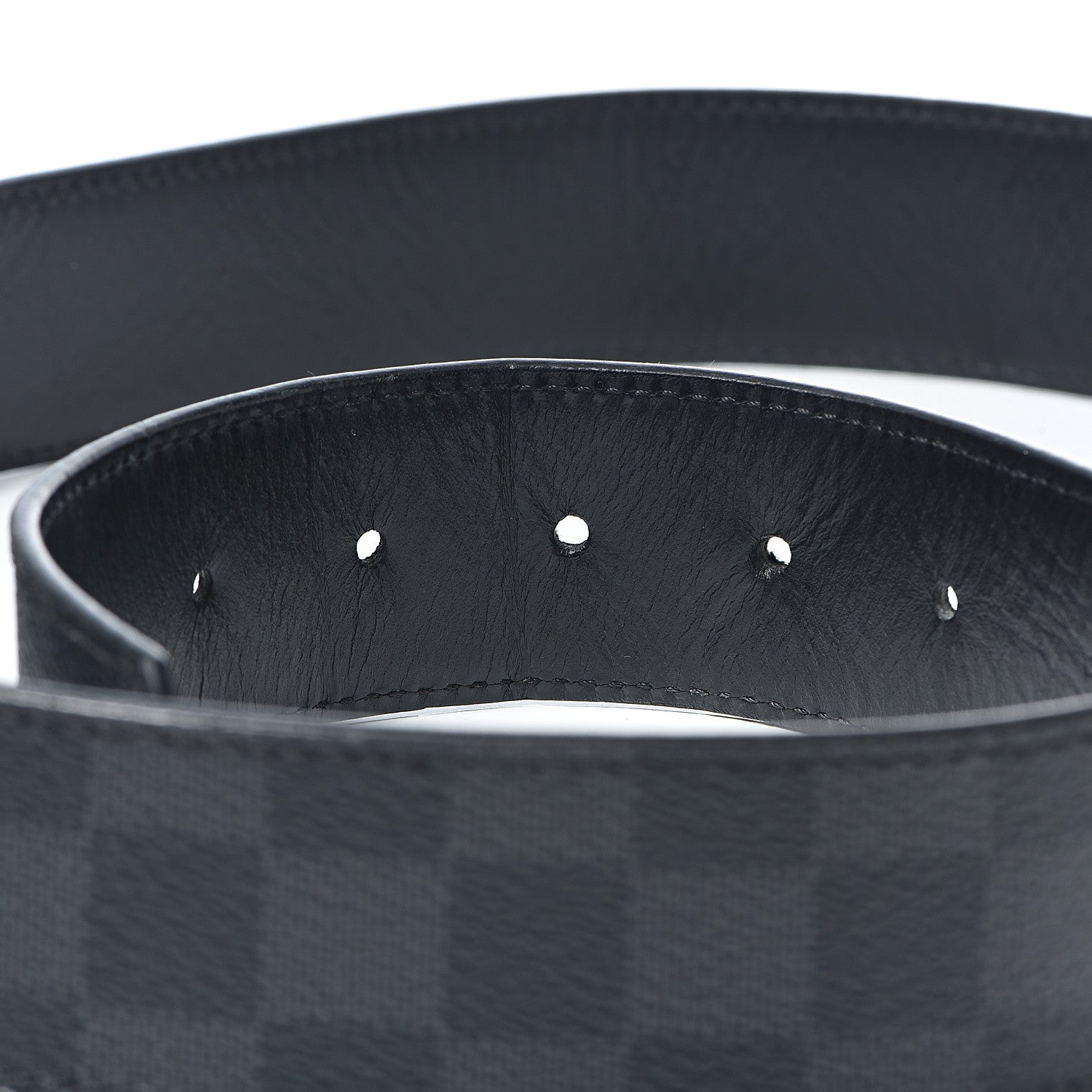 Louis Vuitton Damier Graphite 40mm LV Initiales Belt 85 34 5 of 8