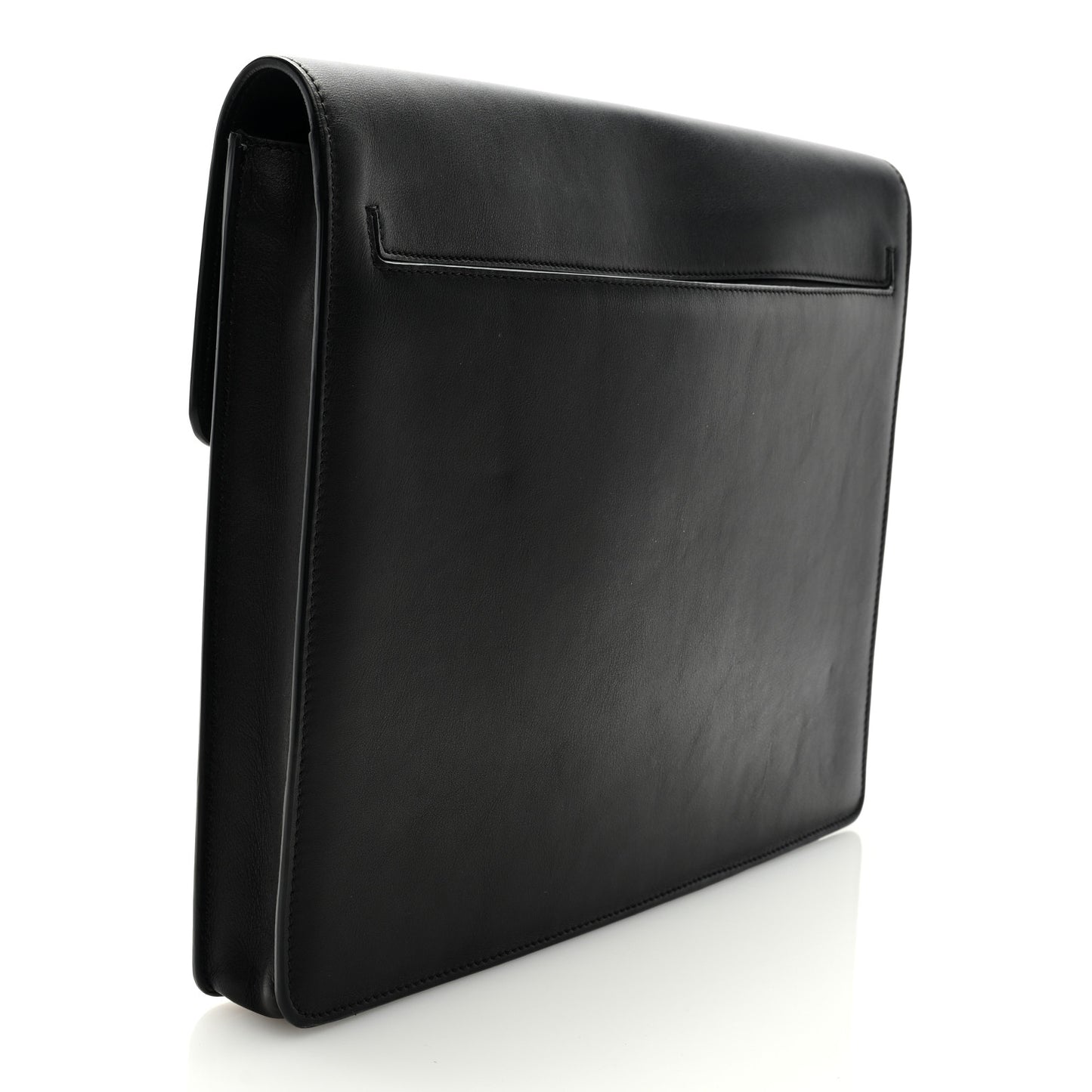 Calfskin Sienna Clutch Black