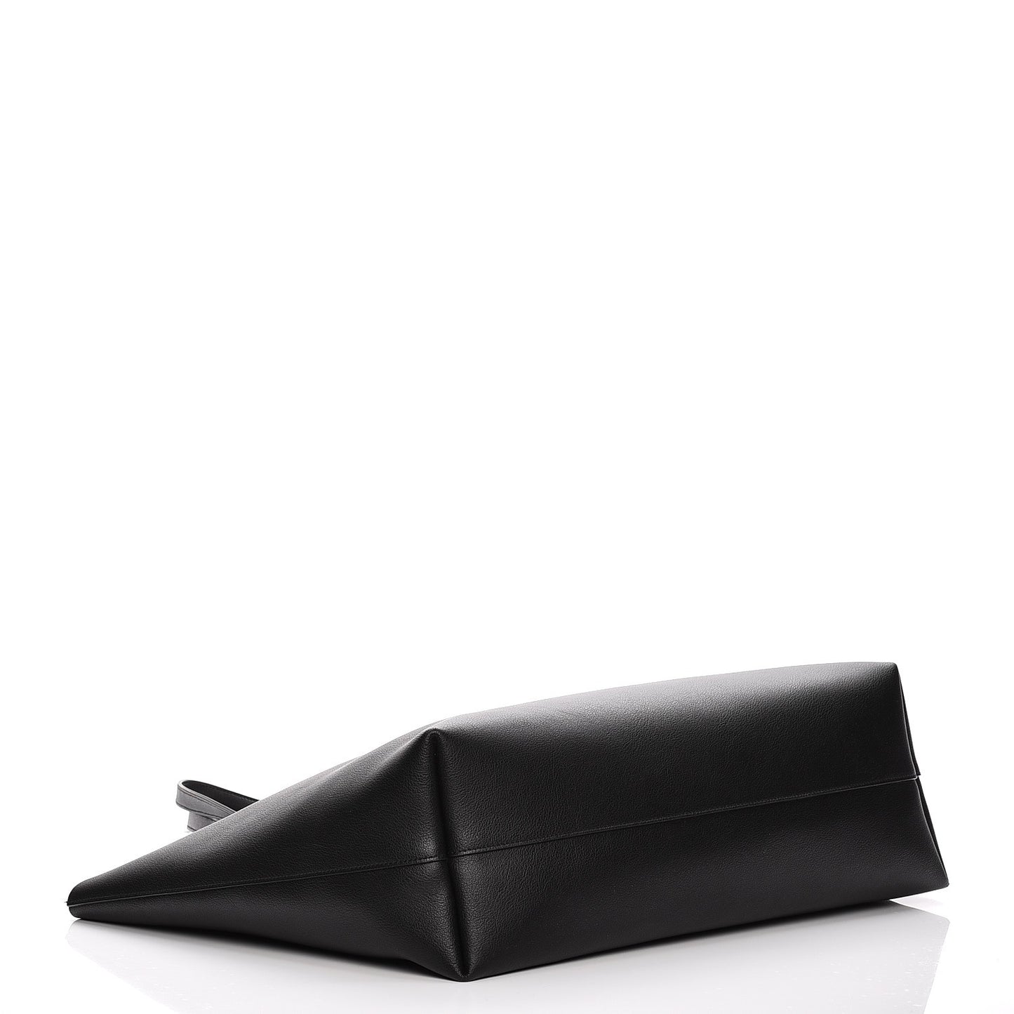 Calfskin Large Shopping Tote Black