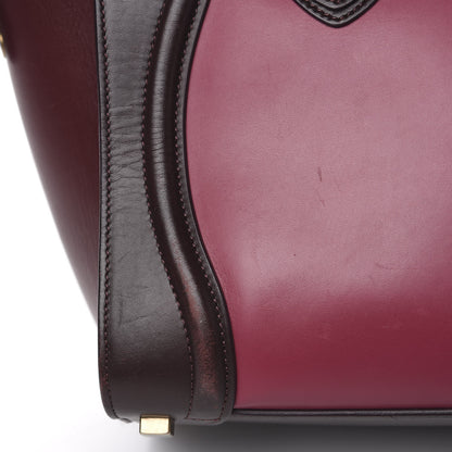Celine Satin Calfskin Mini Tri-Color Luggage Purple Orchid 13 of 14