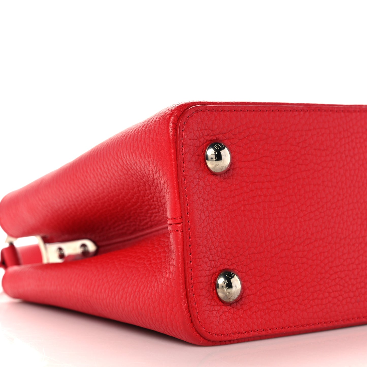 Taurillon Capucines PM Rubis