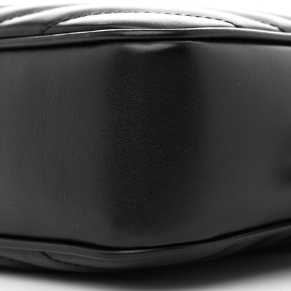 Saint Laurent Calfskin Matelasse Monogram Lou Camera Bag Black 10 of 11