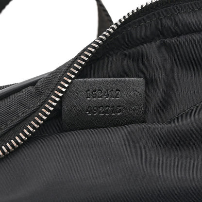 Gucci Guccissima Nylon Belt Bag  Black 7 of 10