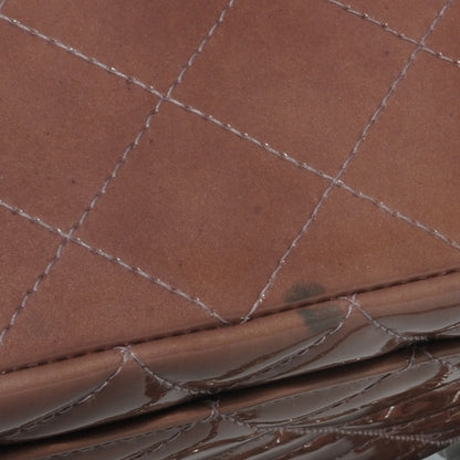 Chanel Patent Medium Double Flap Mauve 6 of 10