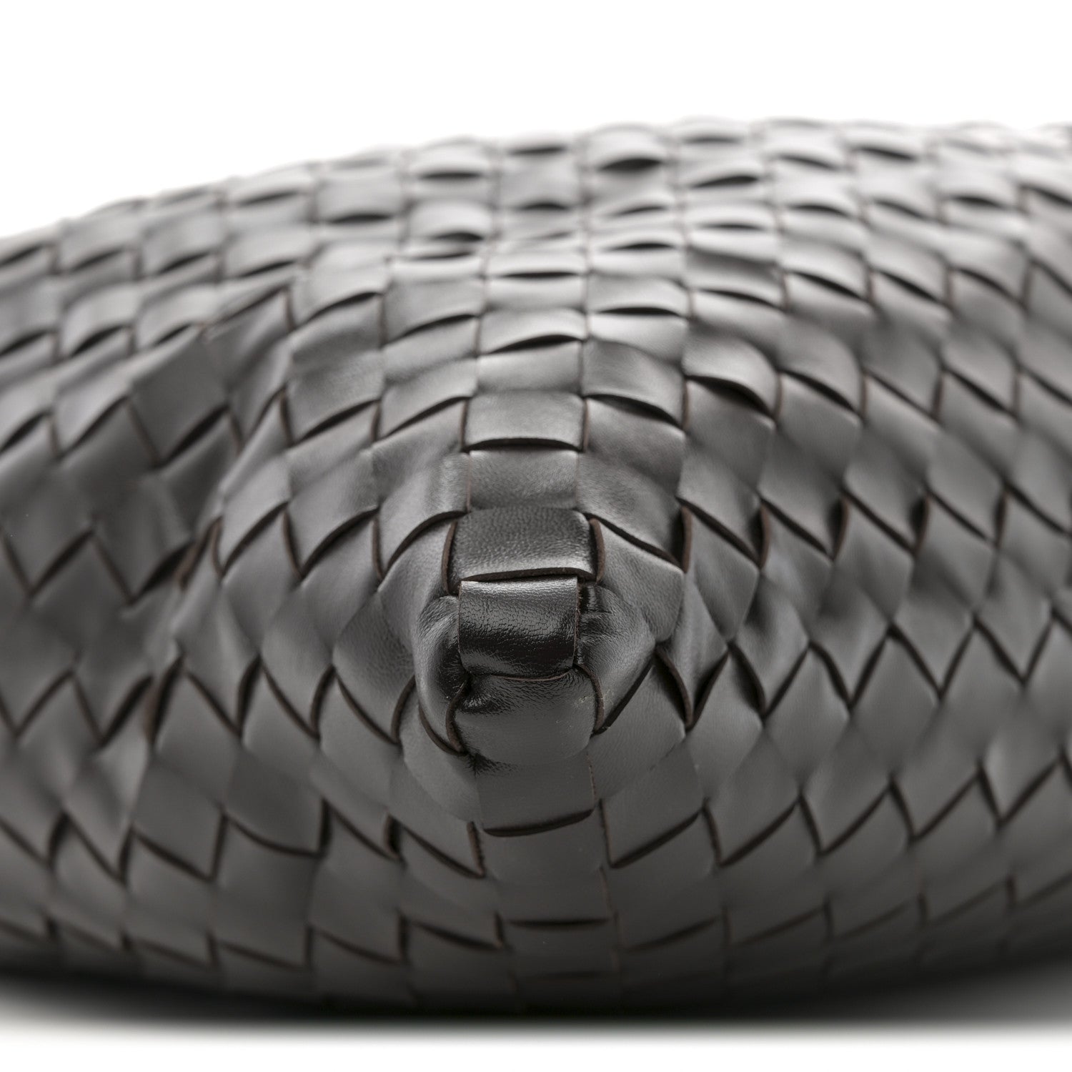 Bottega Veneta Calfskin Intrecciato Large Hop Ebano 9 of 10